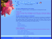 Tablet Screenshot of infini-terre.fr